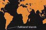 The Falkland Islands are a l-o-n-g w-a-y south!