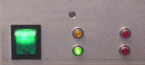 The Power Switch and Control LEDs